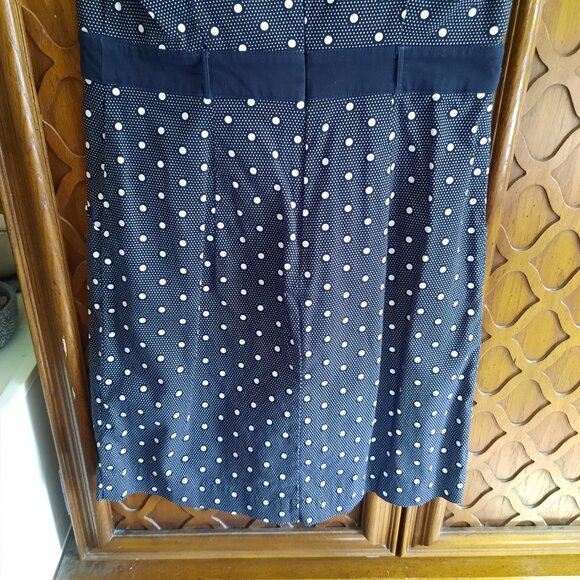 Tommy Hilfiger Vintage Sleeveless Sheath Dress with Pockets! - Navy, Size 4 - Picture 9 of 14
